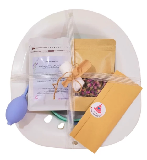 صورة مجموعة مقعد التبخير المهبلي والأعشاب الملطفة: الحل الأمثل للعناية بفترة النفاس وتخفيف الآلام بعد الولادة