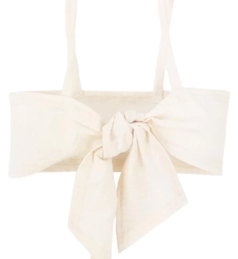 صورة إليونور طقم توب وتنورة للبنات - بيج سادة من جاميكس