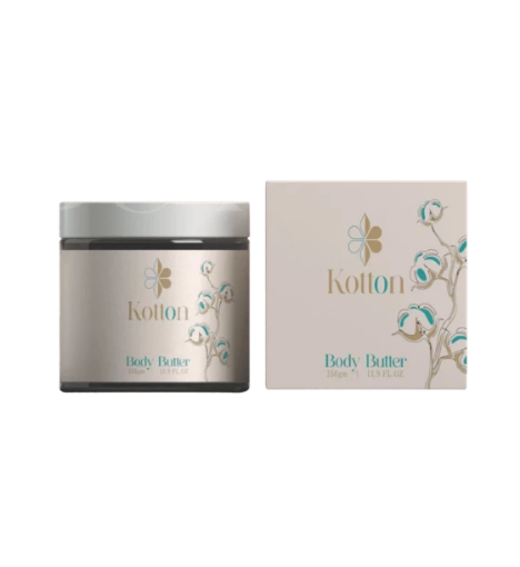 صورة زبدة الجسم العميقة من كوتن - بتركيبة تحتوي على 70% زبدة الشيا لتغذية البشرة الجافة بشكل مثالي