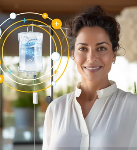 صورة مغذيات وريدية لمكافحة الشيخوخة – شباب من الداخل إلى الخارج