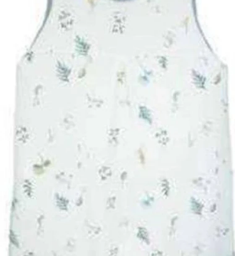 صورة كيس نوم بلووم من جاميكس - نقش زهور أزرق لراحة الطفل