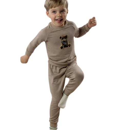 صورة طقم كاسيريس بيج سادة للأطفال من جاميكس - خيزران