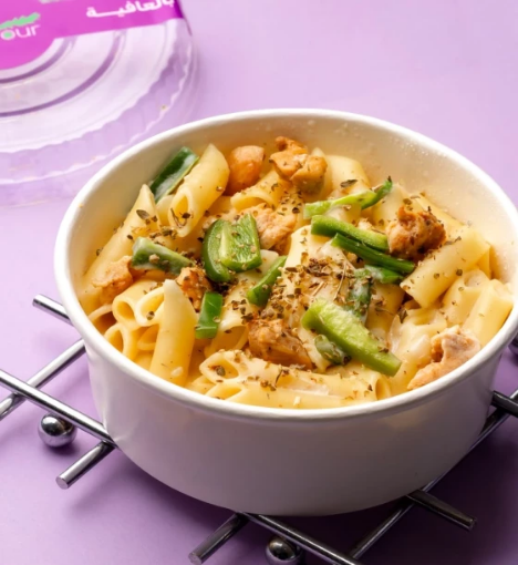 صورة باستا بالصوص الأبيض الكريمي – خيارك المثالي