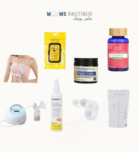 صورة مجموعة المتكاملة للعناية بالأم والطفل أثناء الرضاعة الطبيعية