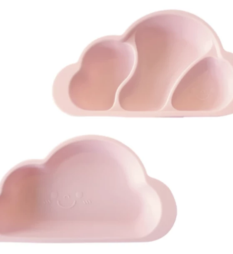 صورة طبق سيليكون قابل للتثبيت مقسم للأطفال من مذر كورن