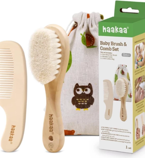 صورة مجموعة العناية بالشعر للأطفال مصنوعة من صوف الماعز من هاكا