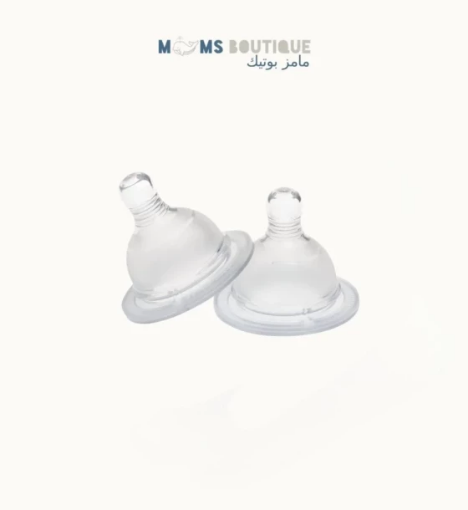 صورة حلمات رضاعة سيليكون ناعمة عبوة من قطعتين بعدة مقاسات من سبكترا