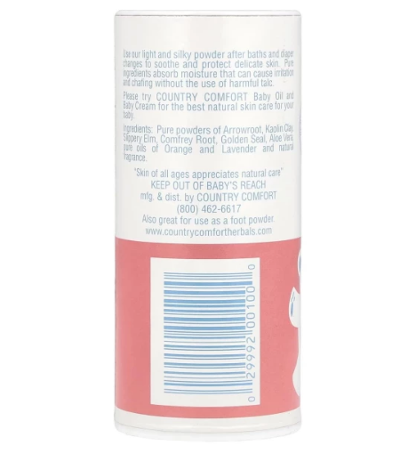 صورة بودرة أطفال ناعمة من كونتري كومفورت وخالية من التلك 81 جم