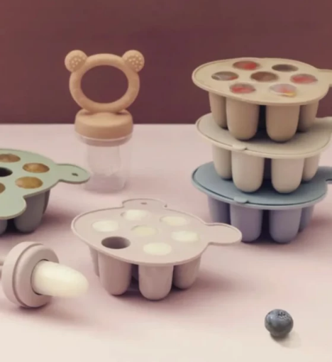 صورة قوالب آيسكريم الرضع – أداة تغذية وعضاضة عالية الجودة- ليتل تويج