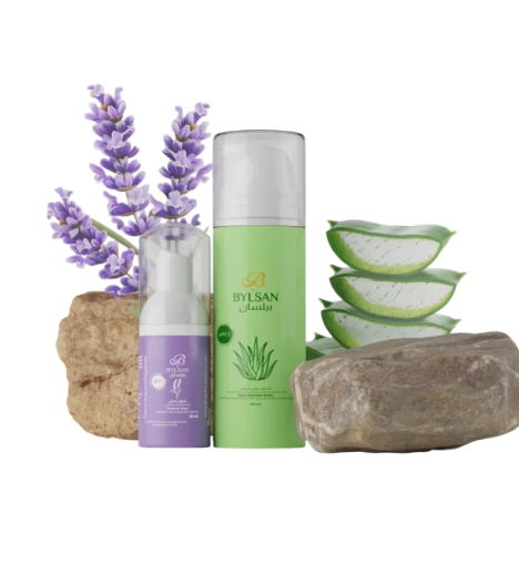 صورة بكج العناية المزدوجة: غسول الصبار 100 مل وغسول المرة 30 مل