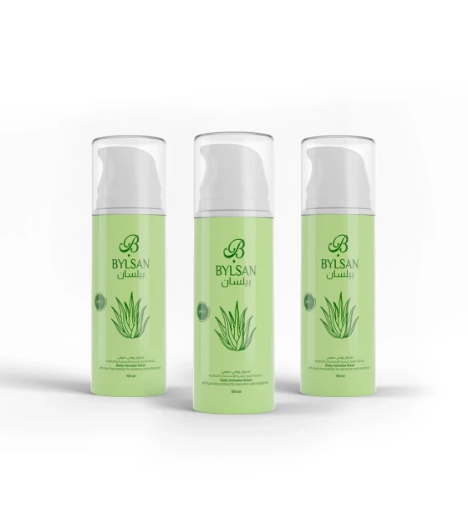 صورة غسول يومي حميمي بخلاصة الصبار | ثلاث عبوات (100 مل لكل عبوة)