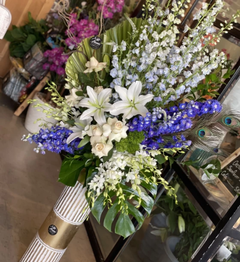 صورة باقة زهور طبيعية من الأزهار الرقيقة تنسيق بوكيه 31