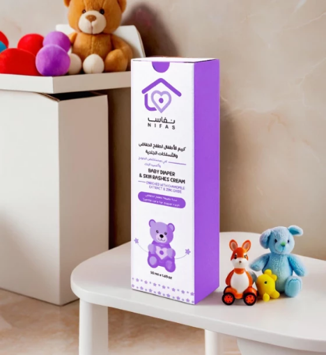 صورة نفاس كريم الأطفال لطفح الحفاض والتّسلخات الجلدية