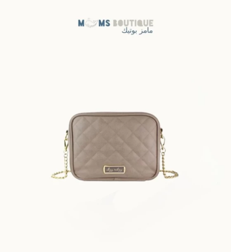 صورة حقيبة حفاضات كروس بودي من إيتزي ريتزي لون بني رمادي