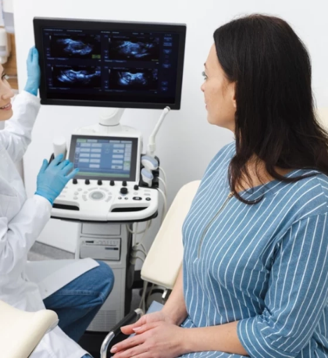 صورة تحاليل شاملة - وأشعة صوتية لاختيار مانع الحمل