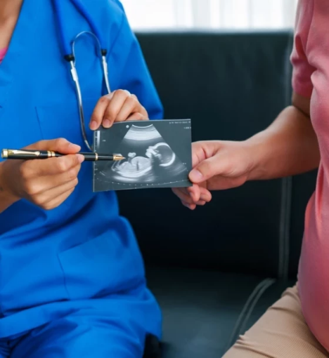 صورة أشعة سونار لتحديد الجنين وضع الحمل شامل (سيارة – الممرضة)