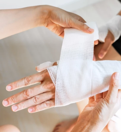 صورة العناية بالحروق من الدرجة الرابعة