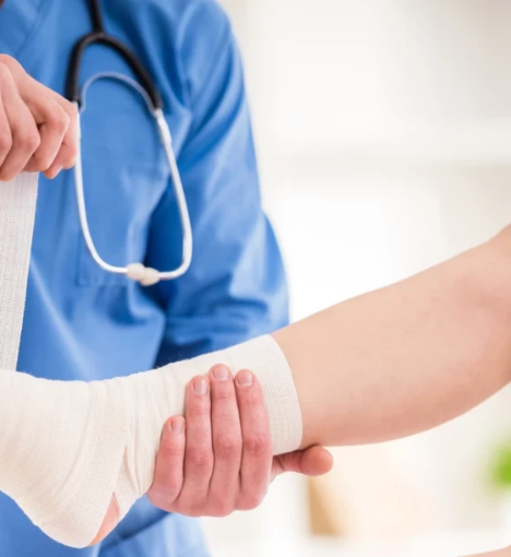 صورة خدمة العناية بحروق الدرجة الثالثة  في المنزل– الظهر بالكامل